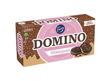 Kakaoküpsis Mokkapala Domino, Fazer