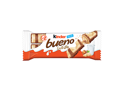 Šokolaadibatoonike White Kinder Bueno, Ferrero
