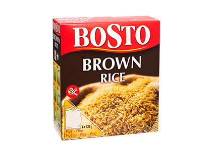 Pikateraline pruun riis Bosto