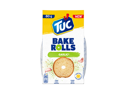 Leivakrõpsud Bake Rolls, Tuc