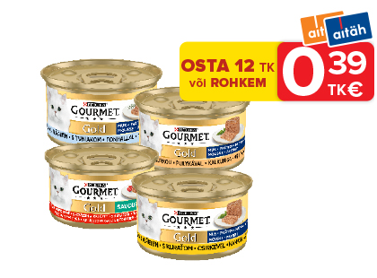 Kassi konservtoit Gourmet Gold