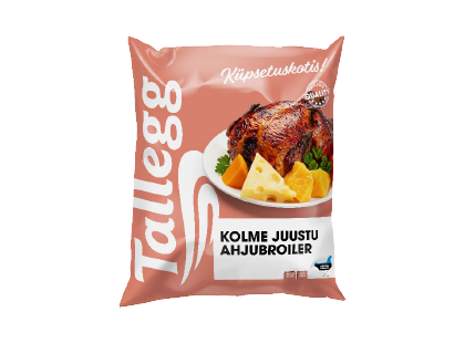 Ahjubroiler kolme juustuga, Tallegg