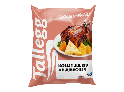 Ahjubroiler kolme juustuga, Tallegg