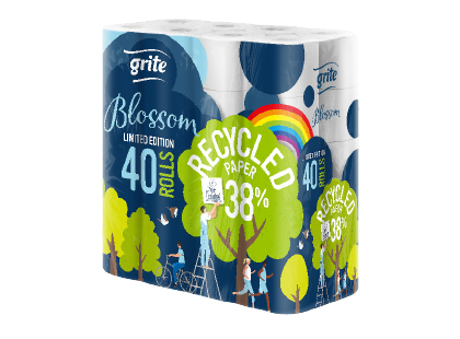 WC-paber Blossom, Grite
