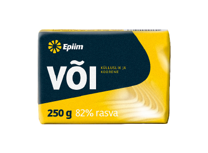 Eesti või, E-Piim, 82%