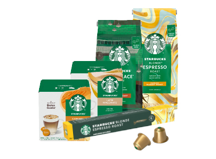 Kohvikapslid ja -oad Starbucks