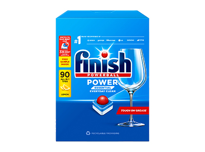 Nõudepesumasina tabletid, Finish