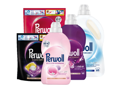 Pesugeelid ja -kapslid Perwoll