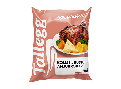 Ahjubroiler kolme juustuga, Tallegg