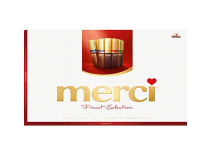 Šokolaadiassortii Merci, Storck