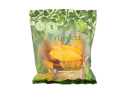 Kuivatatud mango, Frunica