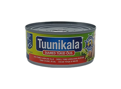 Suured tuunikala tükid Kapten Grant