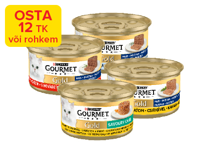 Kasside konservsööt Gourmet Gold