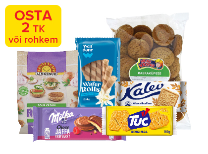 Magusad ja soolased küpsised ja vahvlid