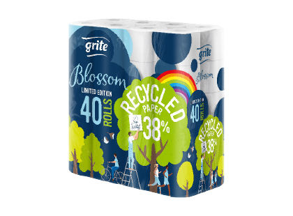WC-paber Blossom, Grite