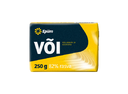 Eesti või, E-Piim, 82%