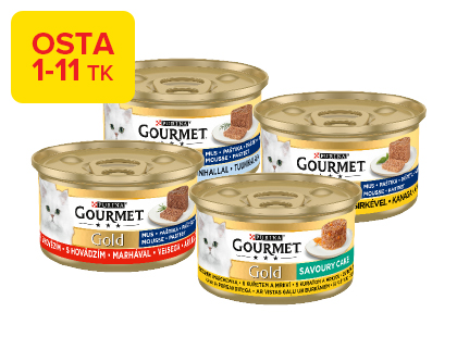 Kasside konservsööt Gourmet Gold
