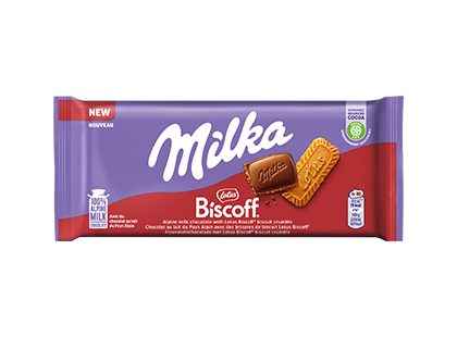 Piimašokolaad Biscoff MILKA