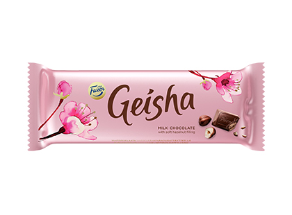 Šokolaad pähklitäidis. Geisha FAZER