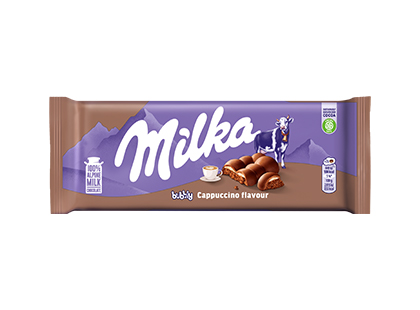 Piimašokol. Cappuccino Bubbly MILKA
