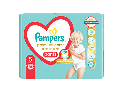Püksmähk.PAMPERS Prem.Care s5, 12-17