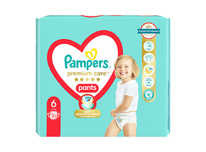 Püksmähk.PAMPERS Prem.Care s6