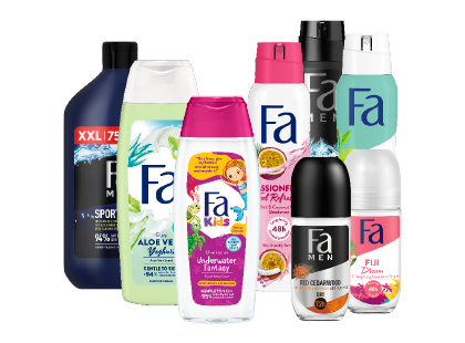 Dušigeelid ja deodorandid FA